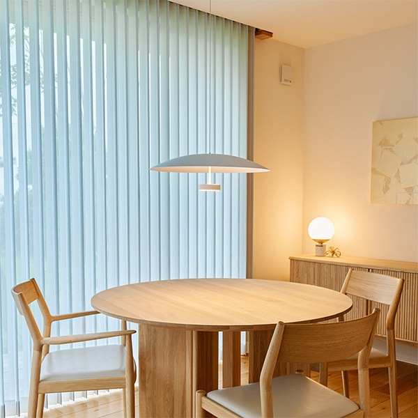 コアLEDシェードペンダントライト「Core LED-shade pendant light」1灯・ブラック／ホワイト（φ540mm）