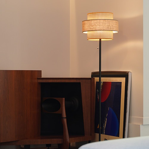【HERMOSA】リーデン フロアランプ 1灯「RIEDEN FLOOR LAMP」（φ350×H1450mm）
