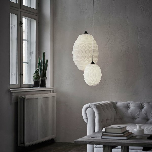 【LE KLINT】デンマーク・北欧デザイン照明「Caleo 1 pendant」ペンダントライト ホワイト(Φ240×H300mm)