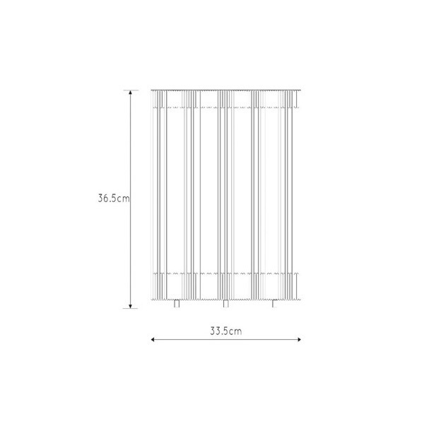 【LUCIDE】ベルギー インドア/アウトドア充電式フロアライト「PINGI」Black(φ335×H365mm)