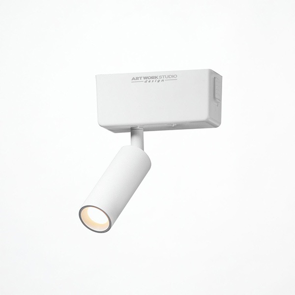 グリッドスリム1ダクトダウンライト「Grid slim 1-duct down light」1灯・ブラック／ホワイト（φ30×D80mm）