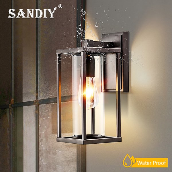 【SANDIY】屋外用 デザインウォールブラケット照明 防水led (H235~405mm)