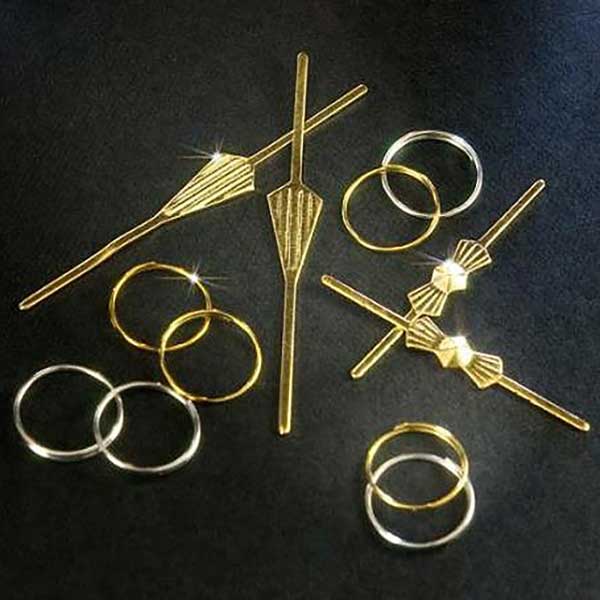 【シャンデリア部材】クリスタルパーツ留め具★ リング or リボン or シェル