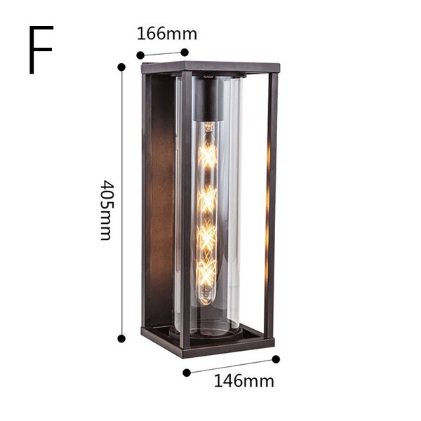 【SANDIY】屋外用 デザインウォールブラケット照明 防水led (H235~405mm)