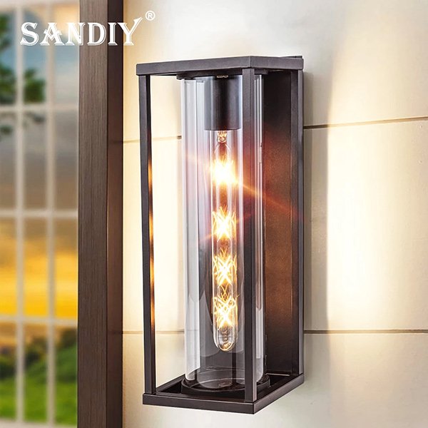 【SANDIY】屋外用 デザインウォールブラケット照明 防水led (H235~405mm)
