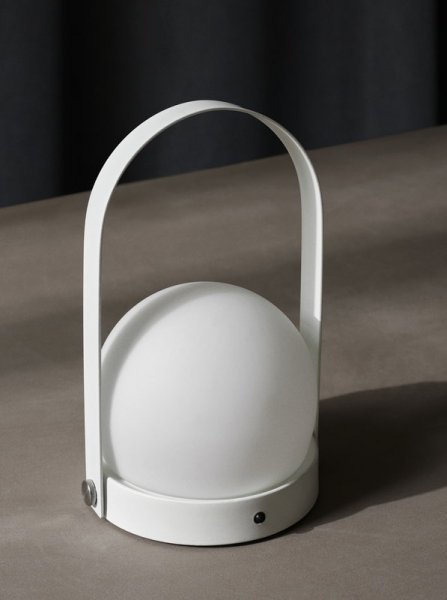 【Menu】「Carrie LED table lamp, white」テーブルランプ ホワイト(Φ135×H245mm)