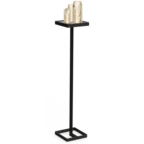 【MARETTI】オランダ・クリスタルフロアランプ「CRYSTAL STONE PLATEAU」3灯  BLACK（W300×H1610mm）