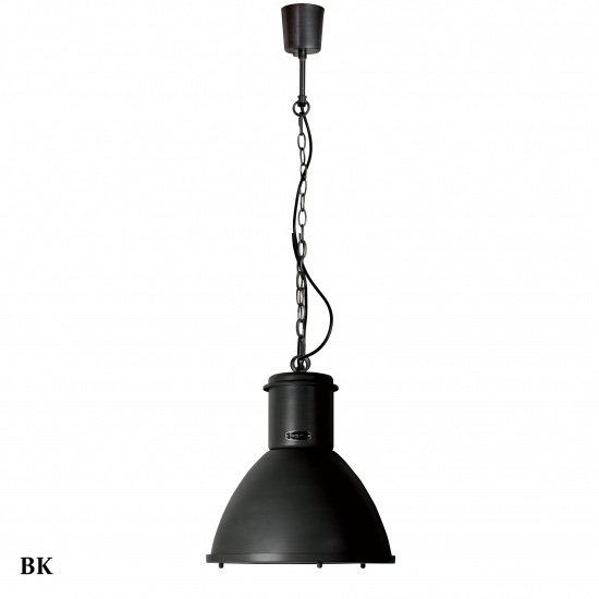【HERMOSA】ペンダントライト「HUNT LAMP」1灯・BK（W360×H450mm）