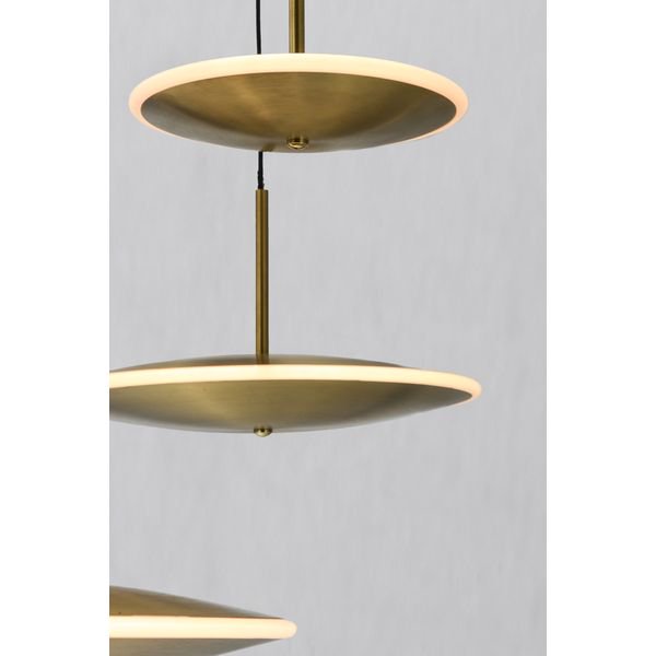【ET2】アメリカ・シーリングペンダントライト「CYMBALS」5灯（W670×L690×H190-3240mm）