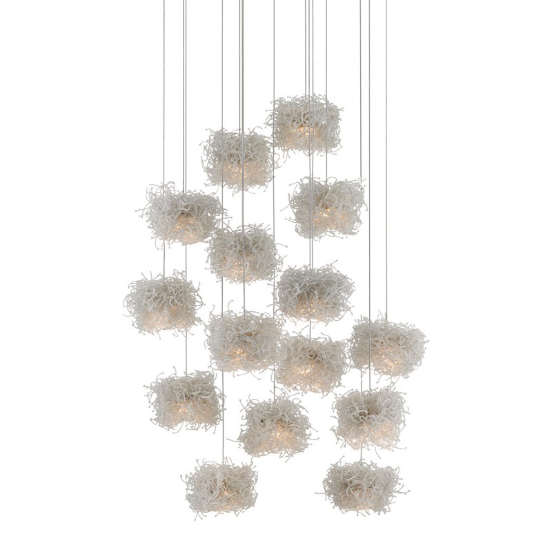 【CURREY】アメリカ・シーリングペンダントライト 15灯「Birds Nest」（φ635×H279mm）