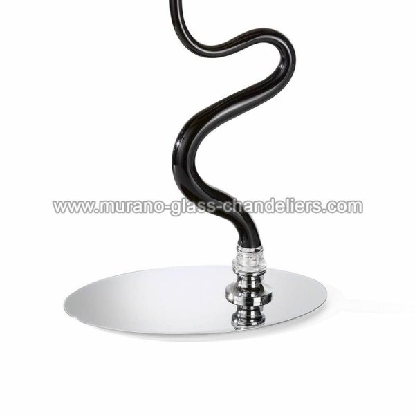 【MURANO GLASS CHANDELIERS】イタリア・ヴェネチアンガラステーブルライト1灯「GUENDALINA」（W400×H670mm）