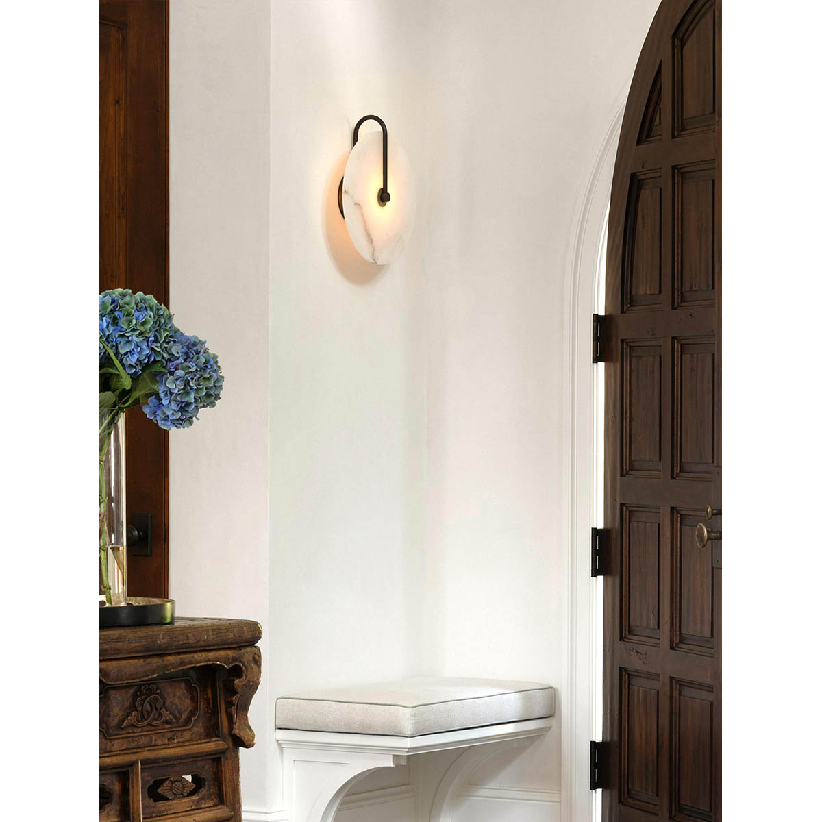 【ALLIED MAKER】 アメリカ・インテリア照明「Slim Aperture - Alabaster 14