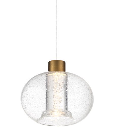 【WAC LIGHTING】ミニペンダントライト「Crater」1灯（L210×W210×H171mm）