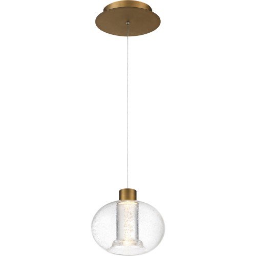 【WAC LIGHTING】ミニペンダントライト「Crater」1灯（L210×W210×H171mm）