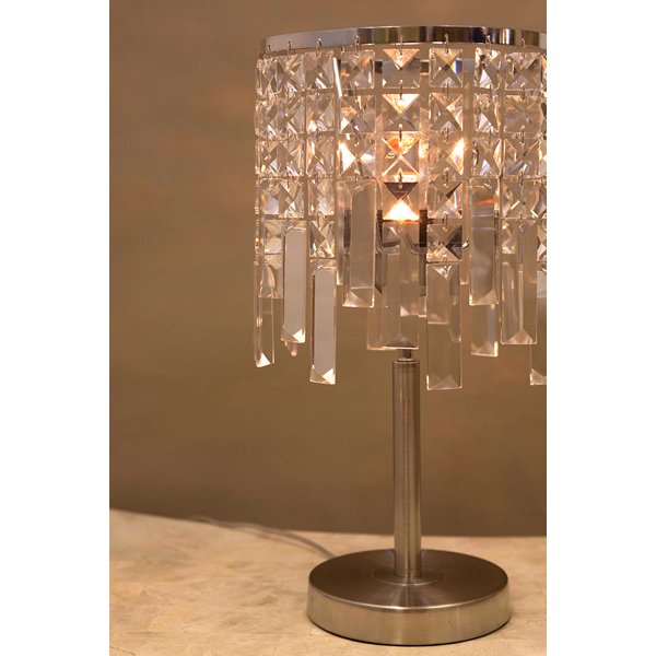 クリスタルテーブルランプ1灯「TEDY」（φ215×H395mm）
