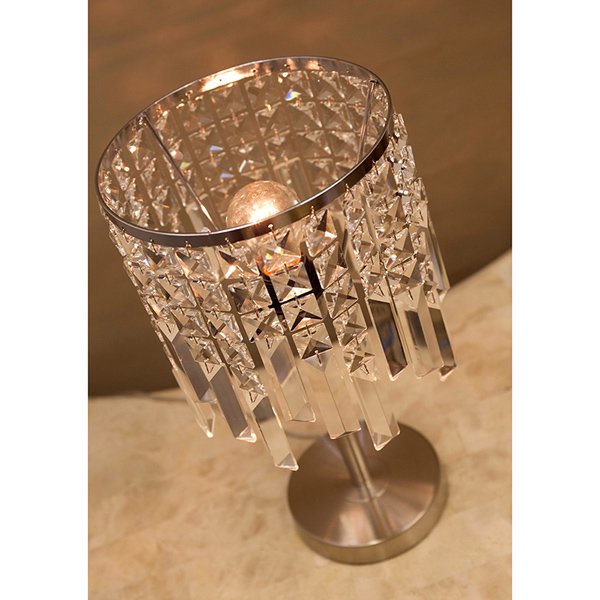 クリスタルテーブルランプ1灯「TEDY」（φ215×H395mm）