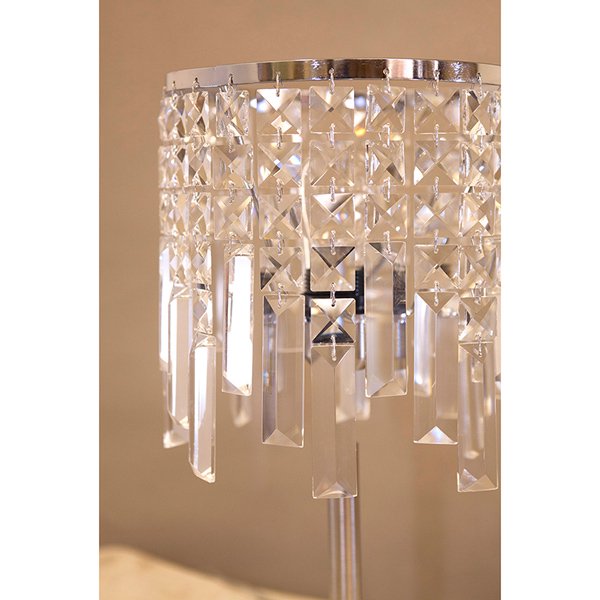 クリスタルテーブルランプ1灯「TEDY」（φ215×H395mm）