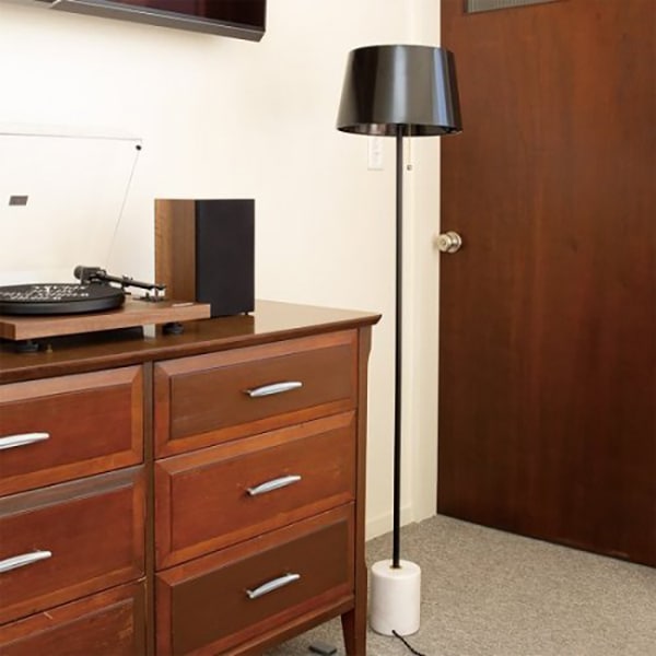 HERMOSA】マルモ フロアランプ 1灯「MARMO FLOOR LAMP」全2色（Φ300
