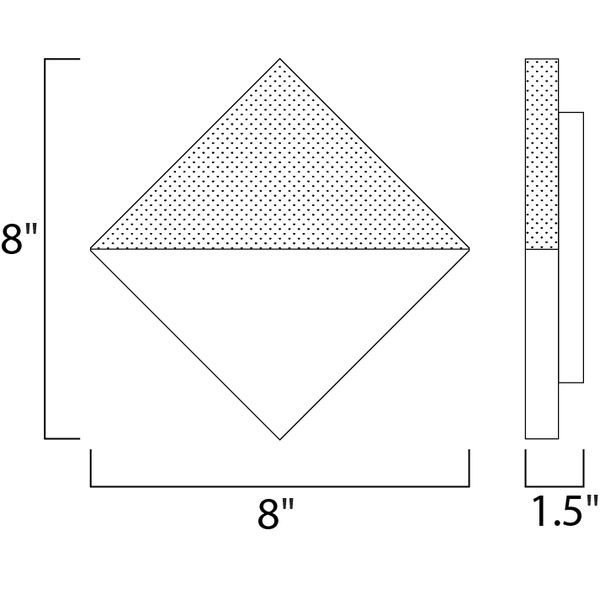 【ET2】アメリカ・アウトドアウォールライト「ALUMILUX GLOW」1灯（W200×D40×H200mm）