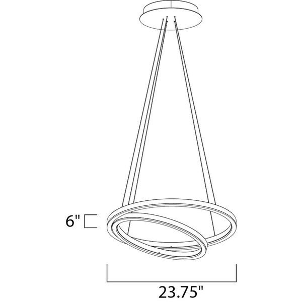 【ET2】アメリカ・フープ型ペンダントライト「CIRQUE」2灯(W600×L600×H150-3200mm)