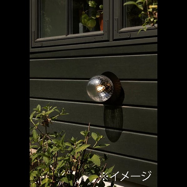 【Louis Poulsen】北欧デザイン照明「Liila 1 Outdoor wall/ceiling lamp, black」ウォールライト　クリア(W165×H211mm)