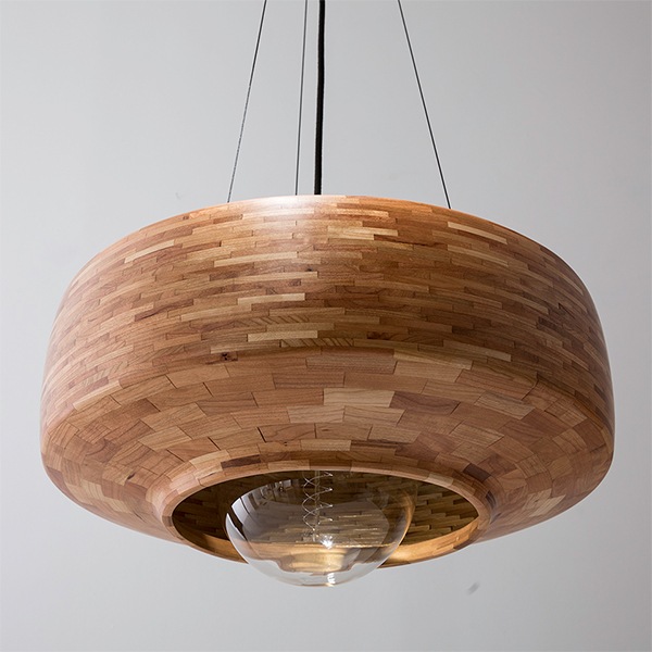 【WorkOf】アメリカ・デザイン照明 ペンダントライト「STACKED Saucer Pendant Light」1灯（φ559×H242mm）
