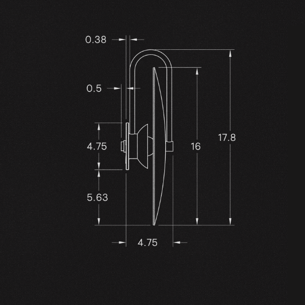 【ALLIED MAKER】 アメリカ・インテリア照明「Slim Aperture - Slumped Glass 16