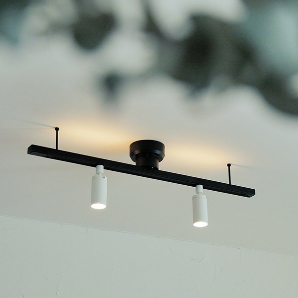 ライティングダクトレール照明「LIGHTING DUCT RAIL with LED」ブラック（W1100×D140×H160mm）【業販対象外】