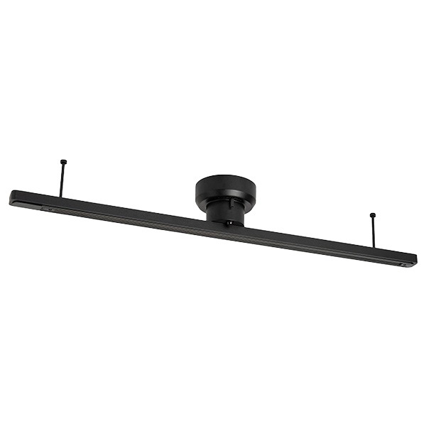 ライティングダクトレール照明「LIGHTING DUCT RAIL with LED」ブラック（W1100×D140×H160mm）【業販対象外】