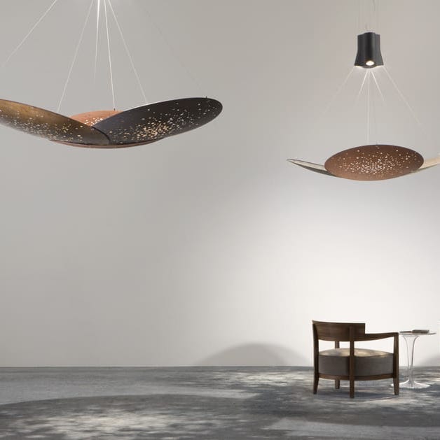 Fabbian】イタリア デザイン照明 ペンダントライト 「LENS」マルチ