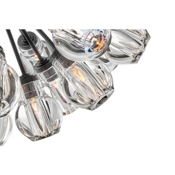 【HINKLEY】LEDコンバーチブルシャンデリアライト「Elise」19灯（W693×H388-1258mm）