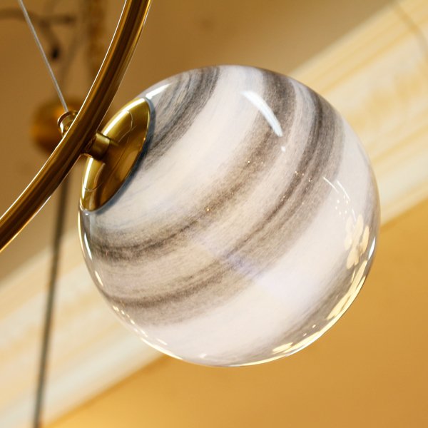 デザインスプートニク照明 6灯/12灯 ゴールド (約Φ750/Φ1000mm) | EL JEWEL