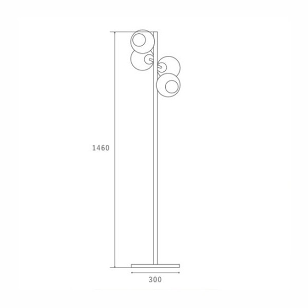 HERMOSA】ビアリッツ フロアランプ「BIARRITZ FLOOR LAMP