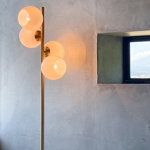 HERMOSA】ビアリッツ フロアランプ 4灯「BIARRITZ FLOOR LAMP」（W300 