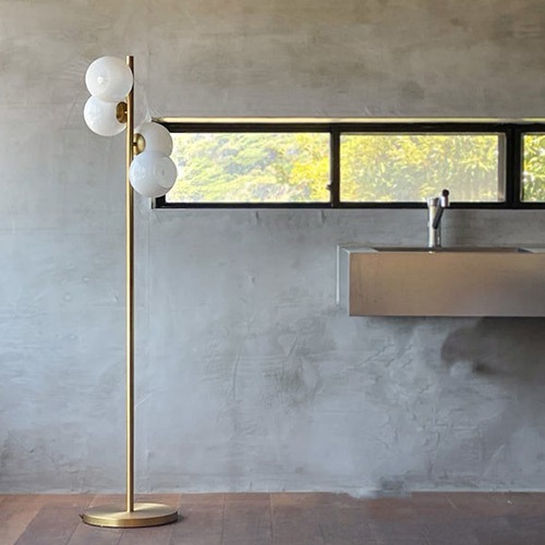 HERMOSA】ビアリッツ フロアランプ 4灯「BIARRITZ FLOOR LAMP」（W300