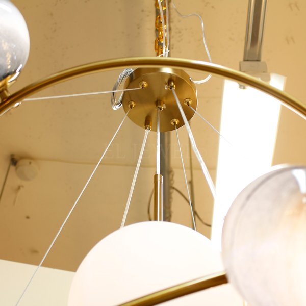 デザインスプートニク照明 6灯/12灯 ゴールド (約Φ750/Φ1000mm) | EL JEWEL