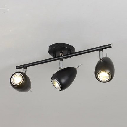 【リーズナブル】LEDシーリングライト ブラック/ホワイト 1/2/3灯 (D90mm～D500mm×H160mm～H180mm)