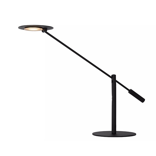 【LUCIDE】ベルギー テーブルライト「ANSELMO」Black（φ180×H500mm）
