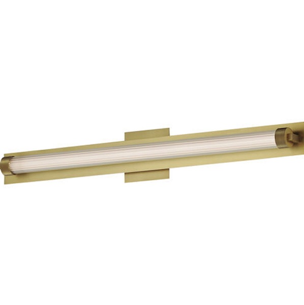 【ET2】アメリカ・LEDウォールライト「Doric」ゴールド（W762×D77×H121mm）