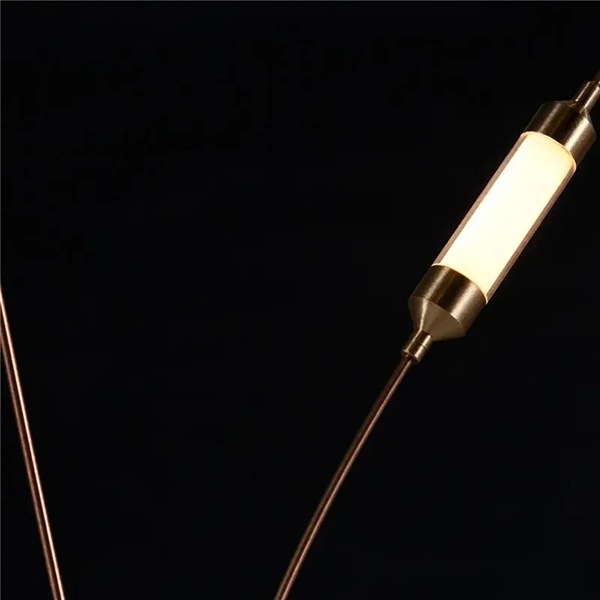 デザイン照明 LEDペンダントライト ゴールド/シルバー(W800/1200/1500×H650mm)