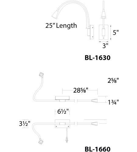 【WAC Lighting】ウォールランプ「Stretch」1灯（L76×W356×H305mm）