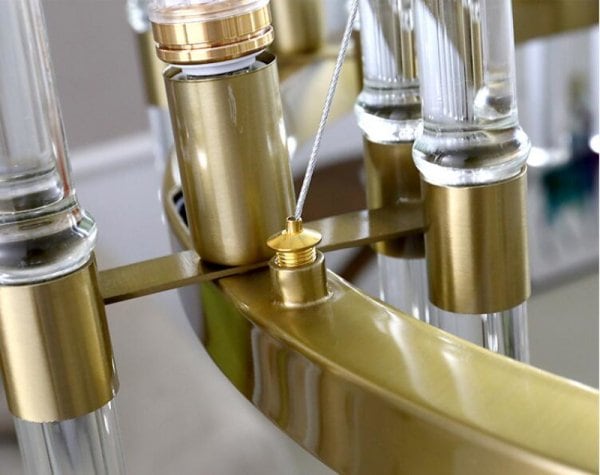 JCTELNIY】モダンシャンデリア シルバー/ゴールド 6/8/10灯 （D660mm