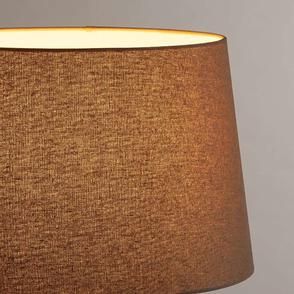 カプチーノフロアランプ「Cappuccino-floor lamp」1灯 ホワイト／ブラウン（φ420×H1310mm）【業販対象外】