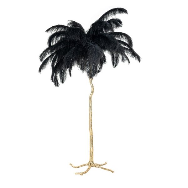 【Richmond Interiors】オランダ・インテリア照明「Burlesque」ブラック 5灯 （W1100×D1100×H1600mm）