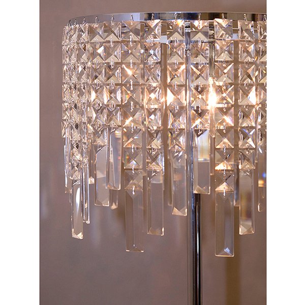 クリスタルフロアランプ3灯「TEDY」（H1480mm）