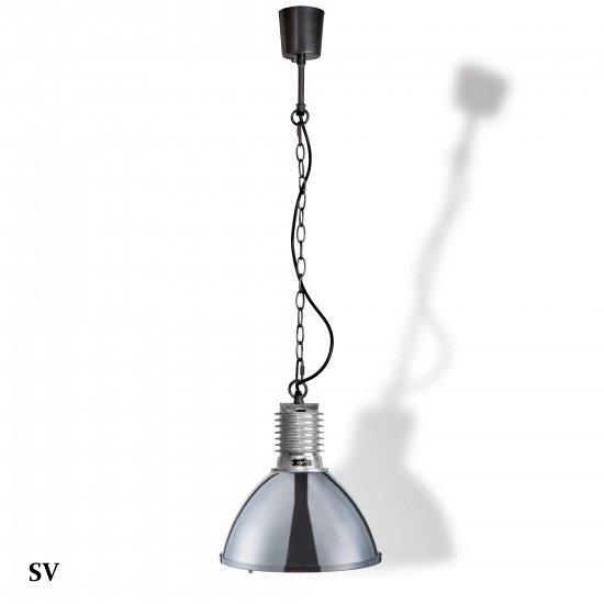 【HERMOSA】ペンダントライト「BYRON LAMP」1灯・SV（W360×H450mm）