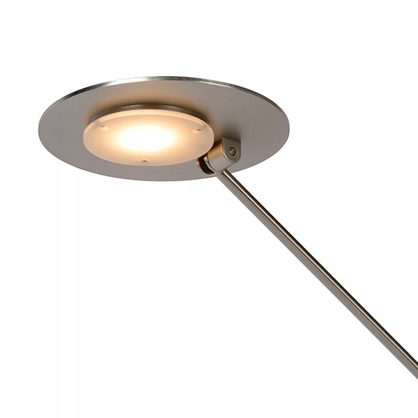 【LUCIDE】ベルギー テーブルライト「ANSELMO」Satin Chrome(φ180×H500mm)