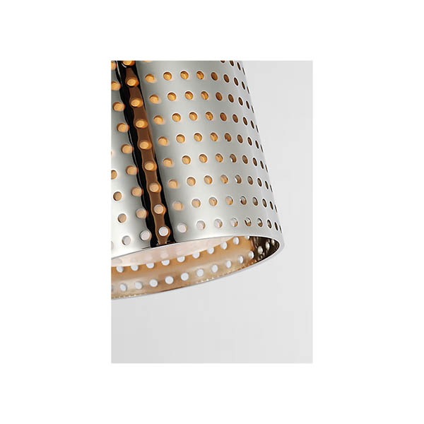 【Visual Comfort】アメリカ・デザイン照明 フラッシュマウント 「Precision Short Monopoint Flush Mount」 1灯 シルバー(W76×H152mm)