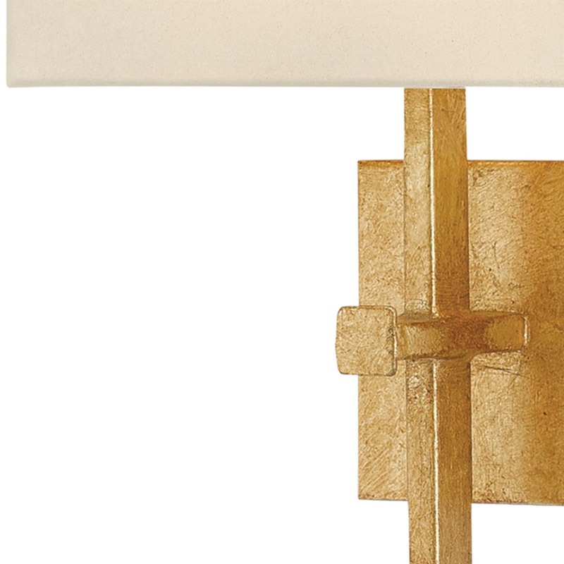 【CURREY】アメリカ・ウォールライト 1灯「Ashdown」ゴールド（W304×D101×H558mm）