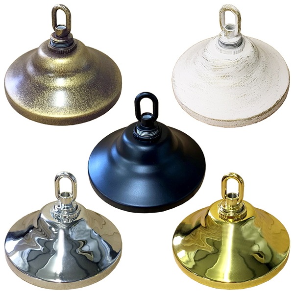 【部材】低天井用シーリングカップ（H80×φ120mm）7色（耐荷重5kgまで）